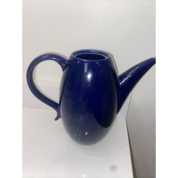Other - Lindt Stymeist Yo-Han Cobalt Blue Colorways Coffee Pot 11" Rare No Lid‎ Ceramic